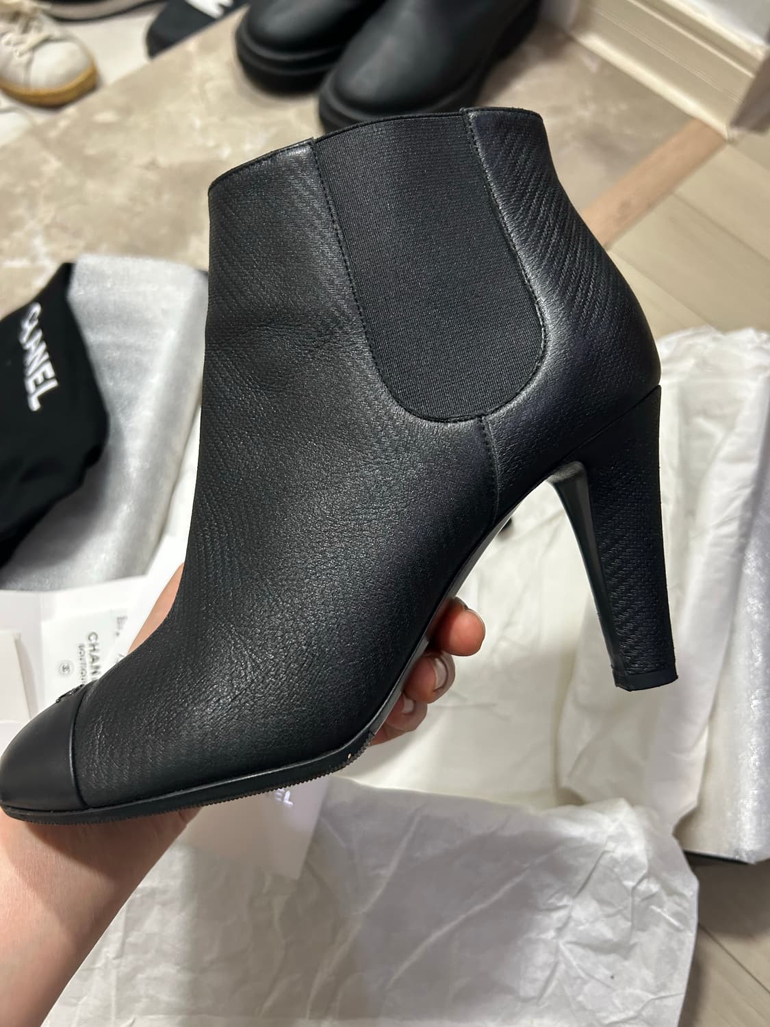 샤넬 앵클부츠 38 상품이미지1