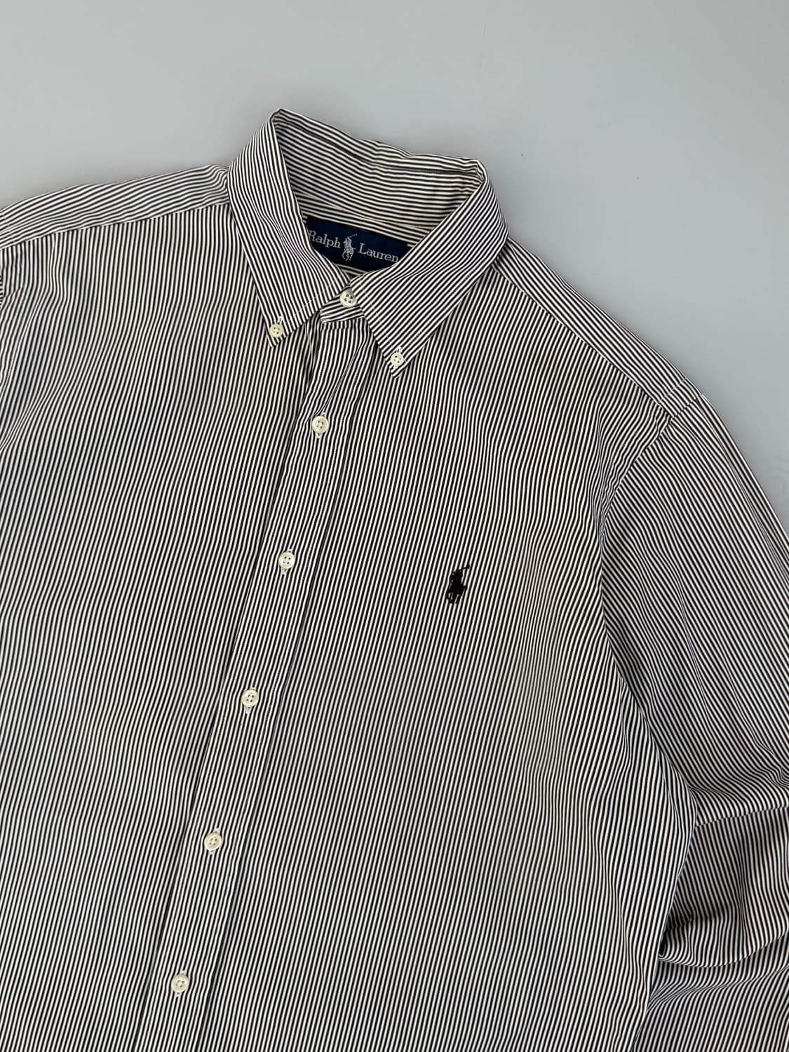 폴로 랄프로렌 루즈핏 잔 스트라이프 셔츠 상품이미지4