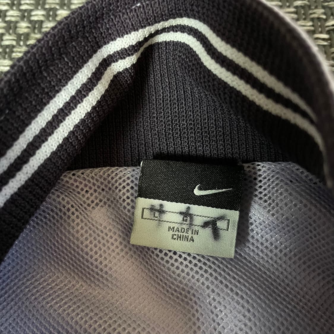 나이키 라이트블루 폴리 집업 자켓 L 상품이미지4