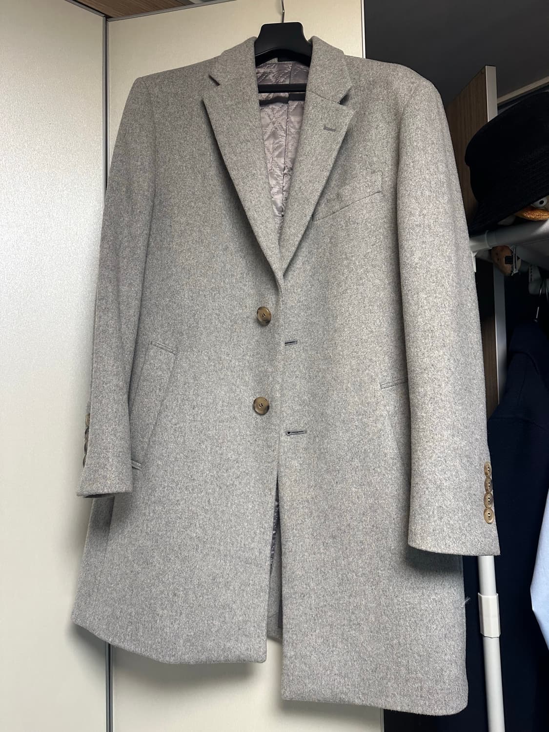 Zen 밝은 회색 코트 상품이미지1