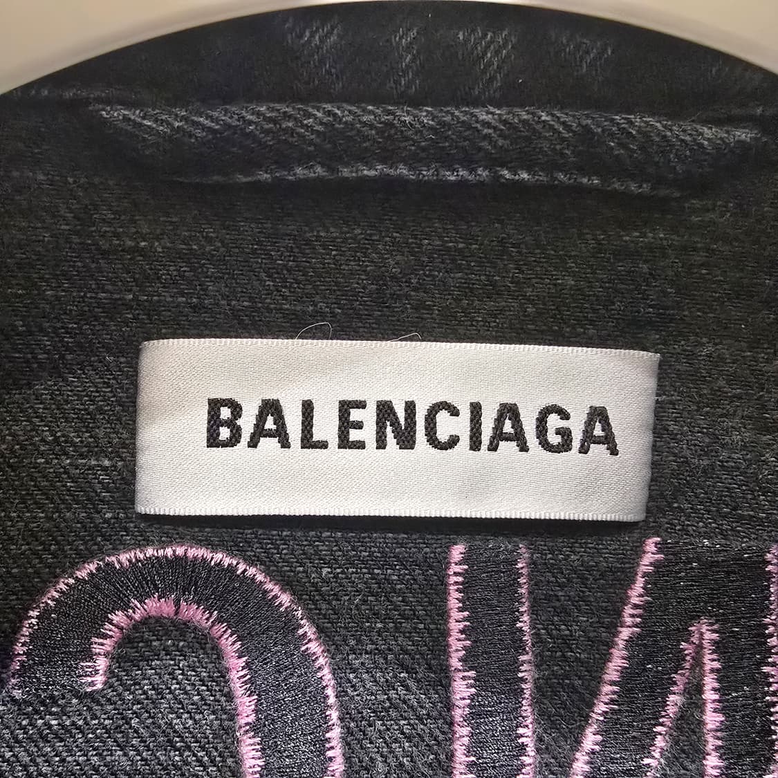 [중고/정품] 발렌시아가 백로고 데님 자켓 상품이미지5