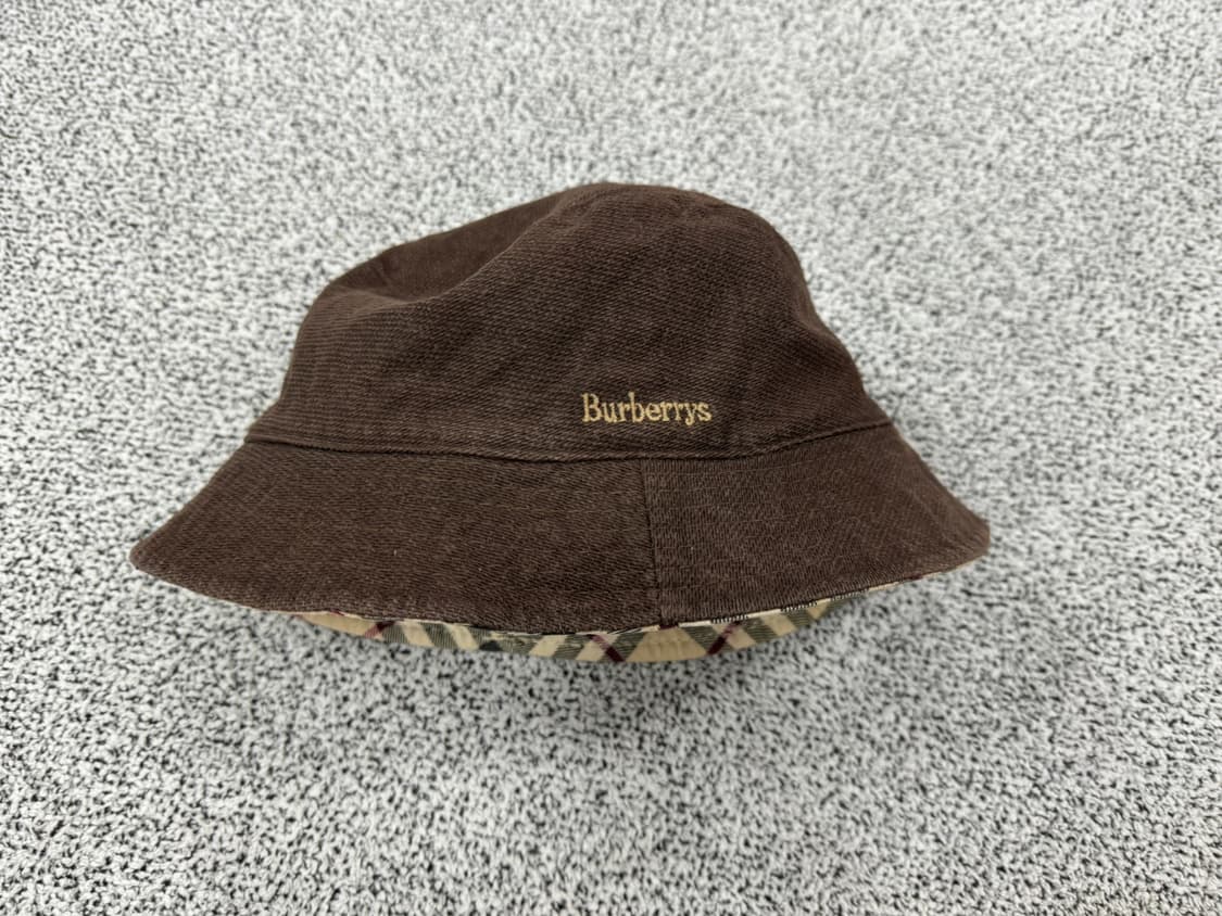 버버리 리버서블 벙거지 버킷 상품이미지4