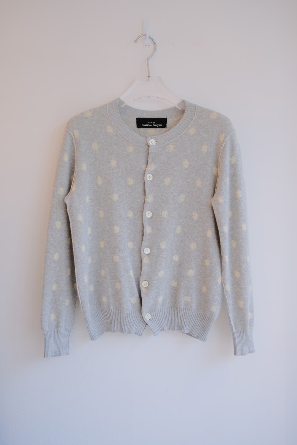 Reverse seam dot cardigan 상품이미지6