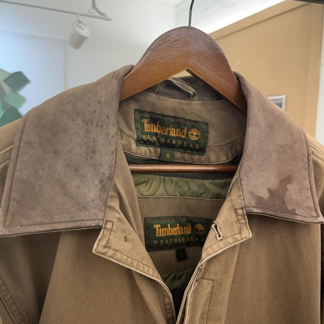 팀버랜드 빈티지 웨더기어 퀄팅 내피 카고 워크 자켓 S C08742 상품이미지8