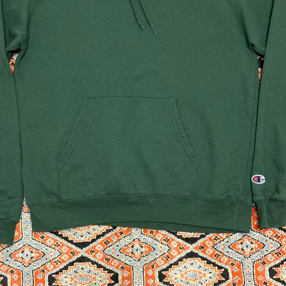 챔피온 딥그린 기모 후드티셔츠 남성M 상품이미지3