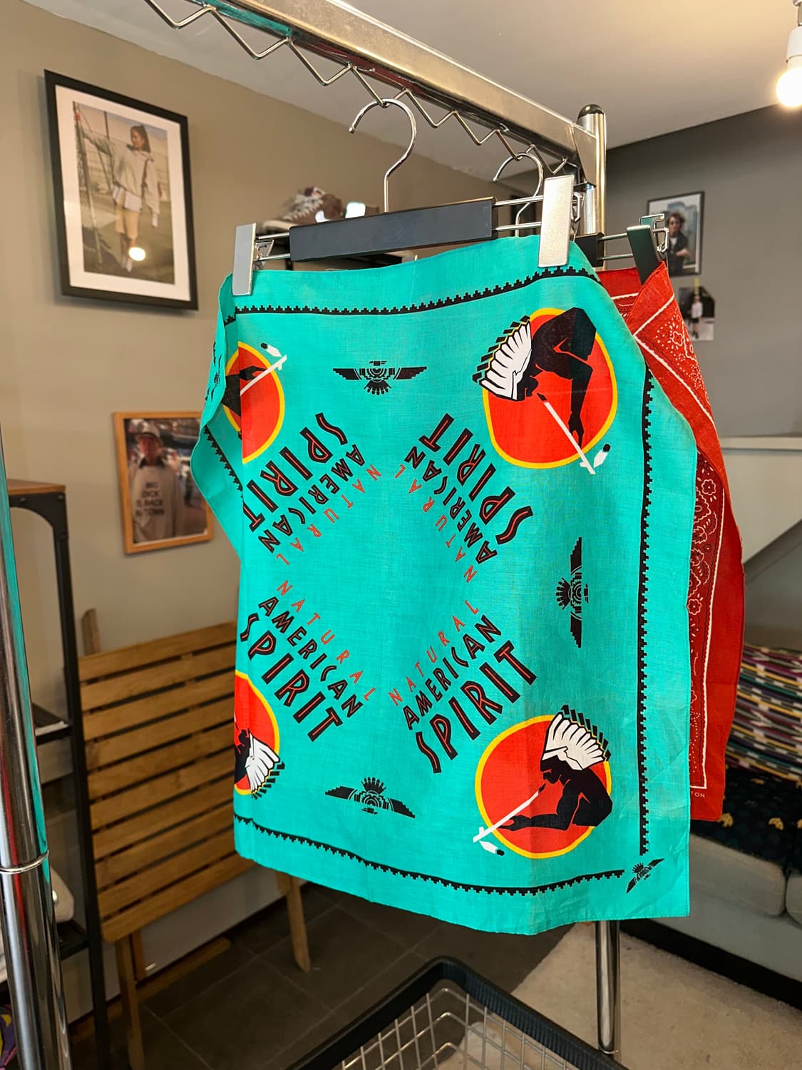 American Spirit natural indian bandanna 상품이미지5