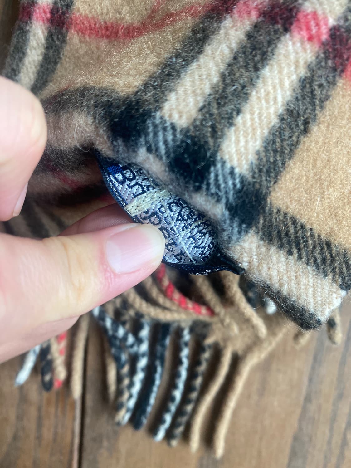 버버리 노바체크 캐시미어 머플러 상품이미지5