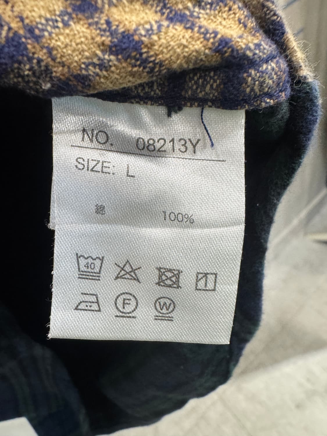 japan hush puppies 배색체크 셔츠 상품이미지5