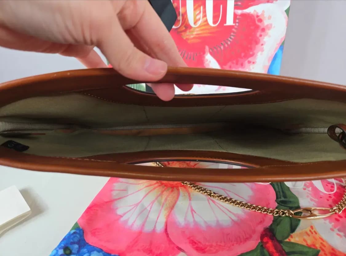 GUCCI 구찌 오디피아 웹 캔버스 라지 클러치 숄더백 가방 정품 상품이미지9