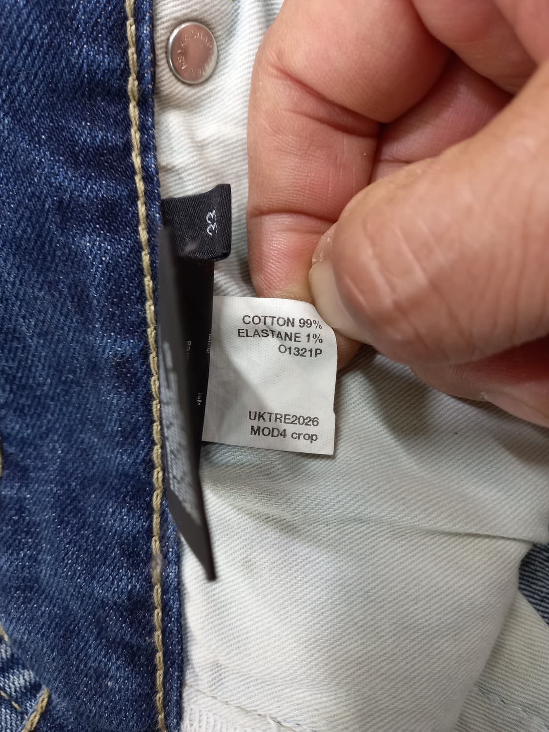 33 Mod9 Kor Mod4 워싱 스판 슬림일자진 33-433 상품이미지9