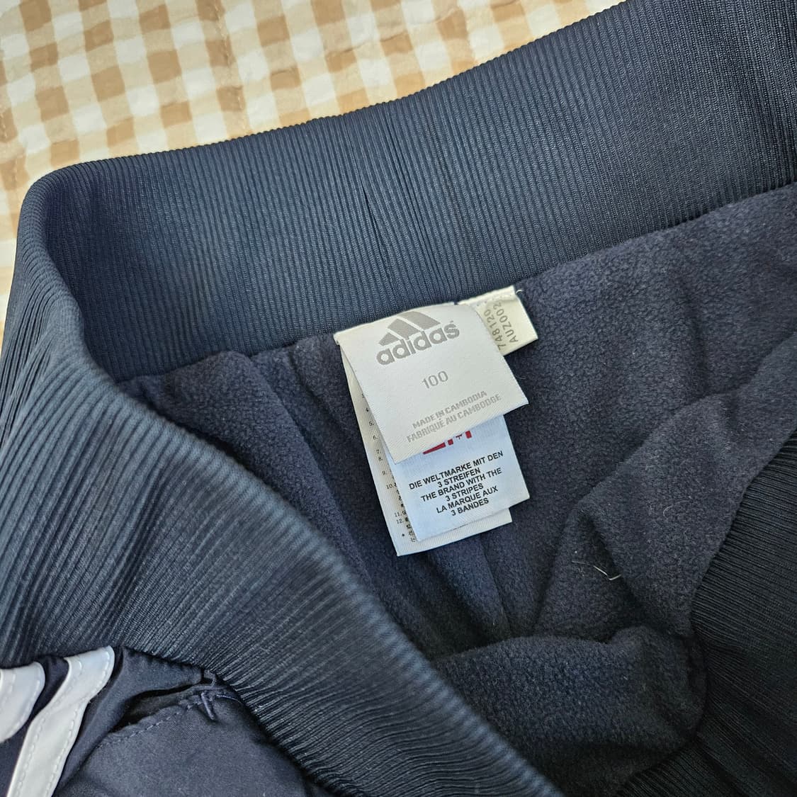 아디다스 밴딩 기모 와이드 팬츠 난자32~33 상품이미지2