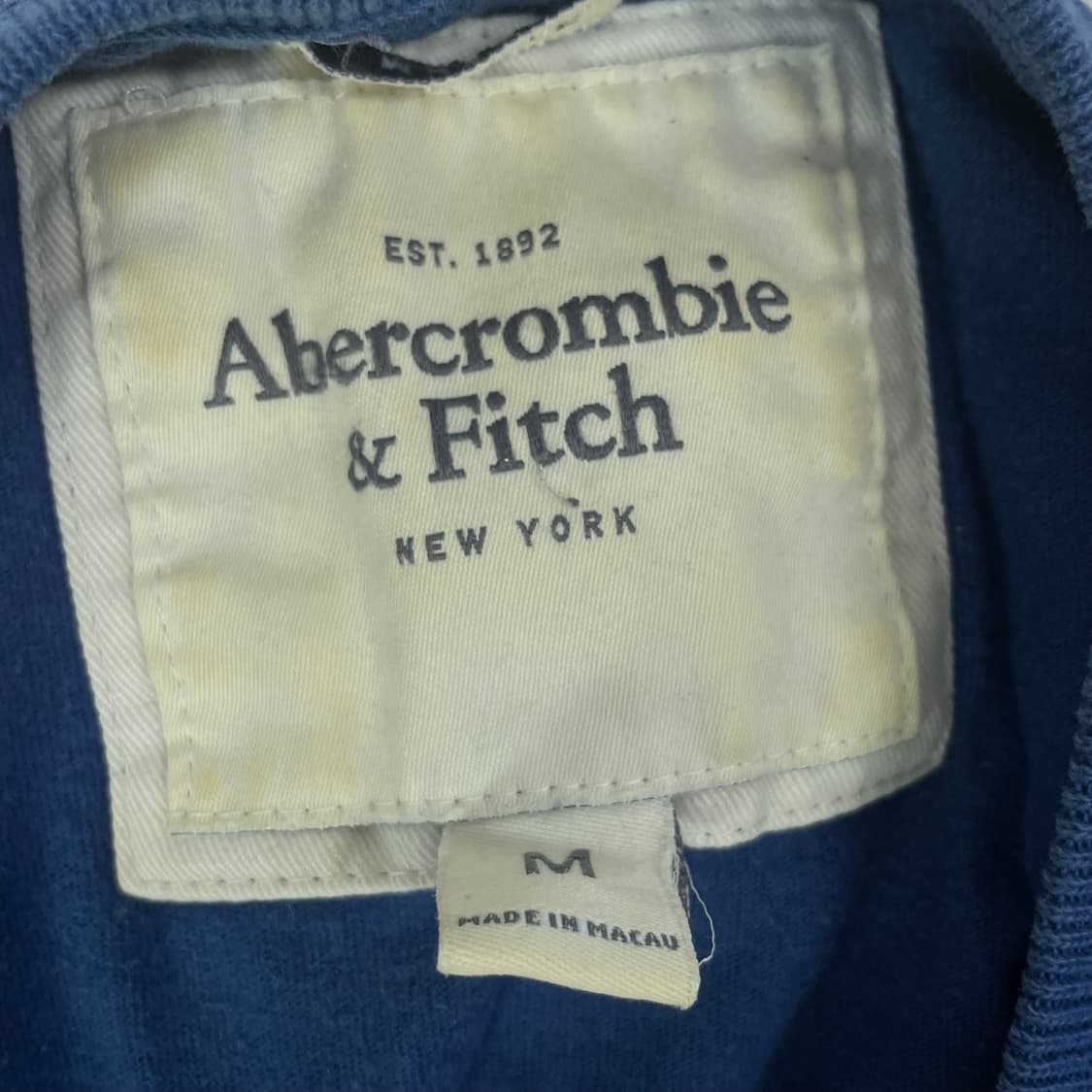 아베크롬비 스펠 로고 반팔티 딥블루 상품이미지3