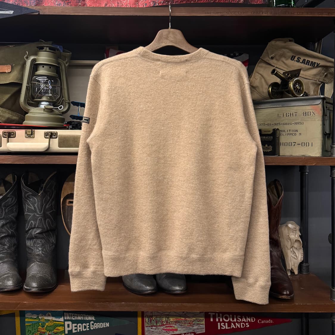 폴로 스포츠 by 랄프로렌 사이드 와펜 패치 솔리드 울 니트 N303 상품이미지2