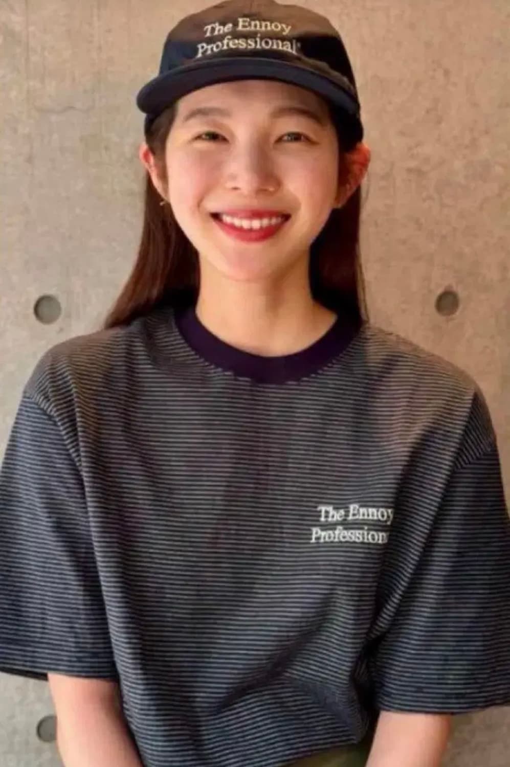 Ennoy 엔노이 스트라이프 반팔 티셔츠 상품이미지1
