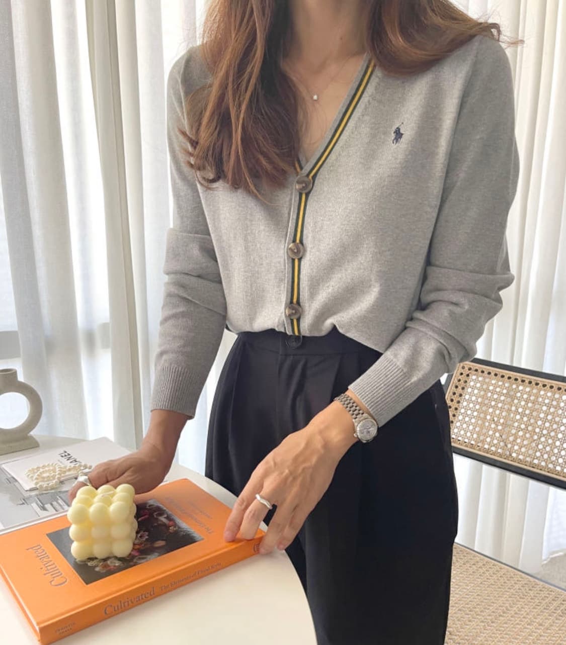 폴로랄프로렌 코튼 가디건 면100% (정품QR인증) 상품이미지2