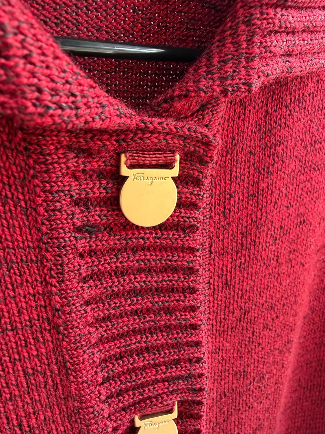 M/ 살바토레 페라가모 금장버튼 울 가디건 자켓 상품이미지5