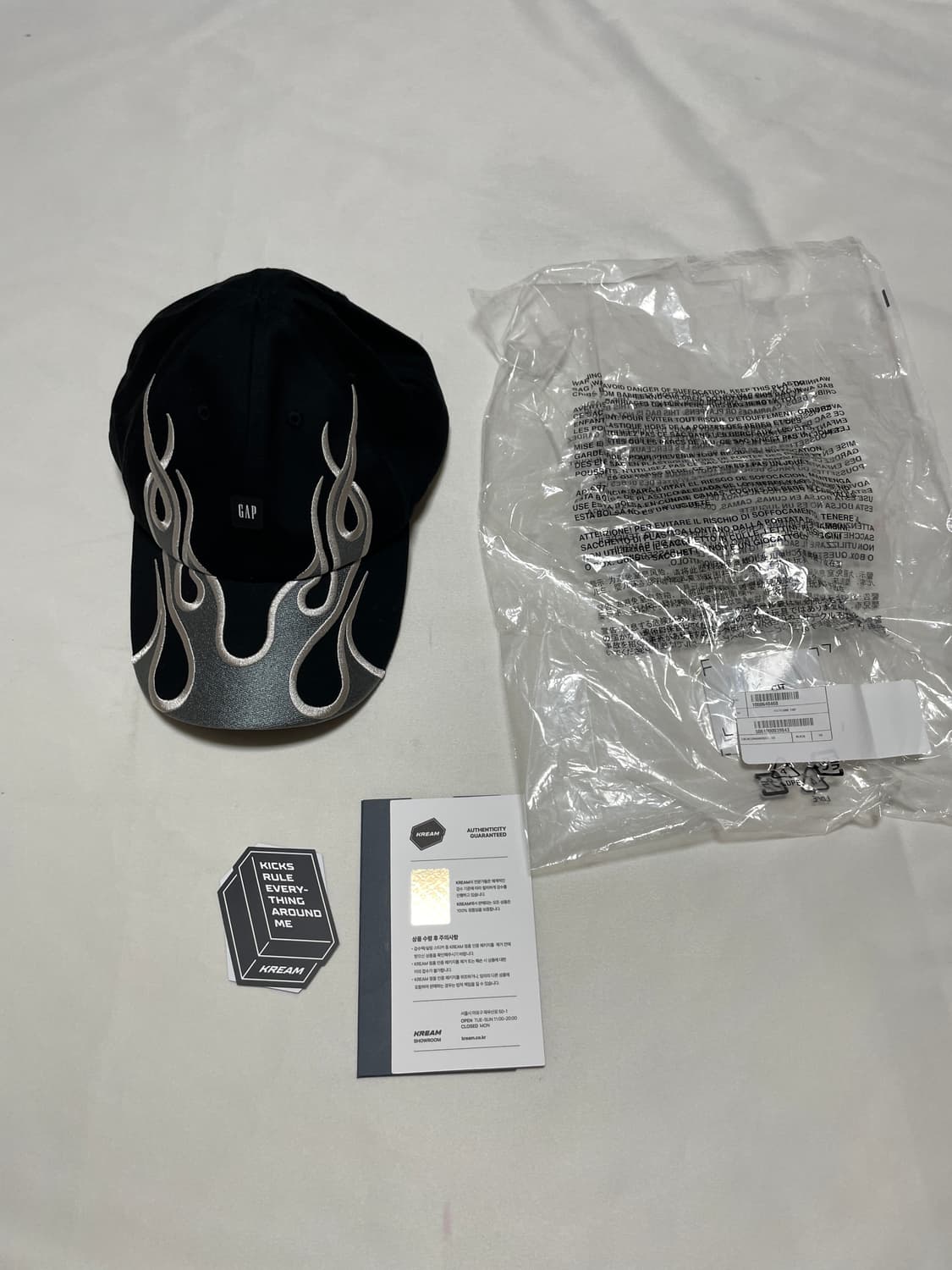 [급매] 이지 갭 발렌시아가 플레임 볼캡 상품이미지4