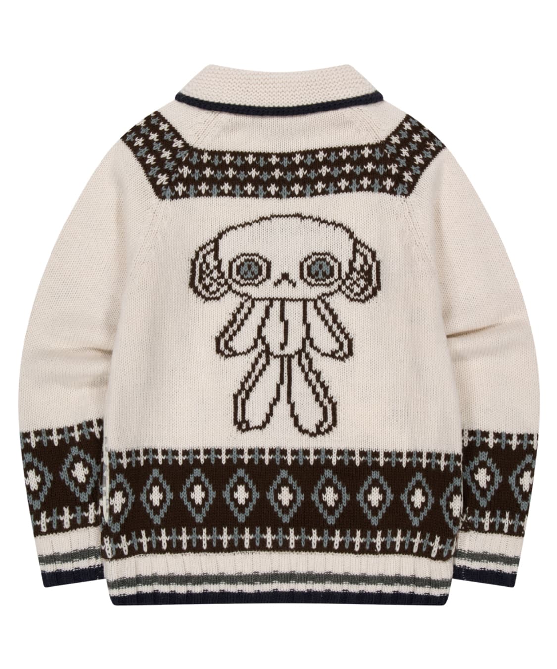 코이세이오 모시 코위찬 니트 자켓 아이보리 상품이미지3