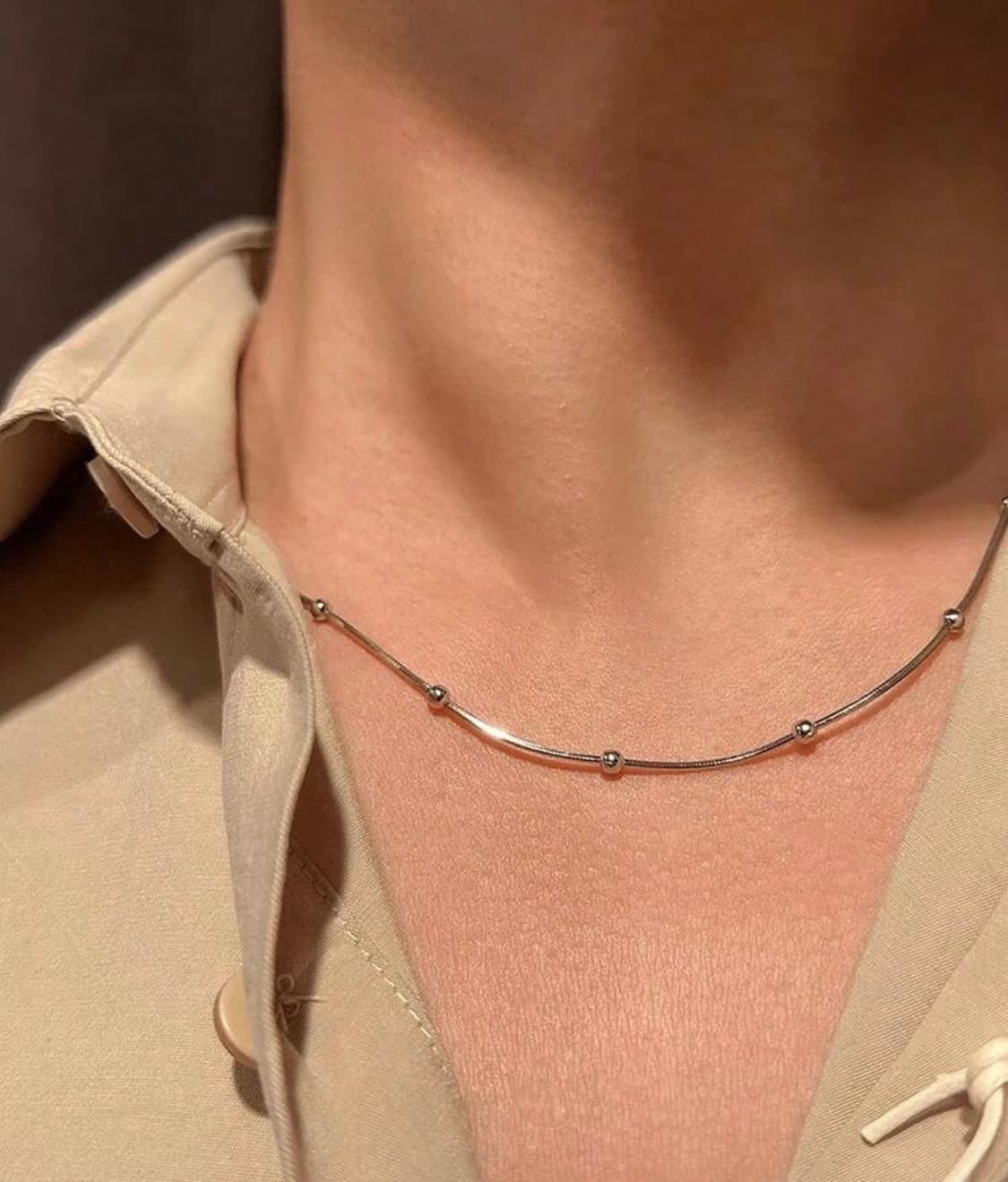 Line Drop Necklace 상품이미지5