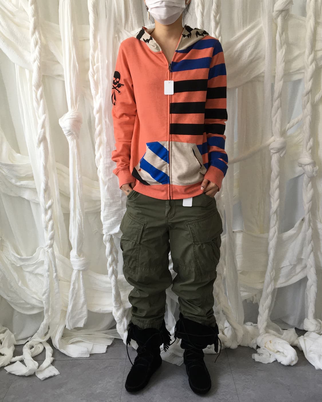 Volcom mask hood zip up 상품이미지1