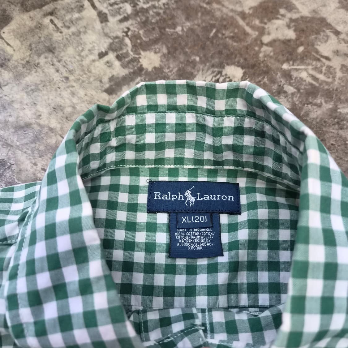 95) 폴로 랄프로렌 깅엄 체크 셔츠 남방 남여공용 상품이미지3