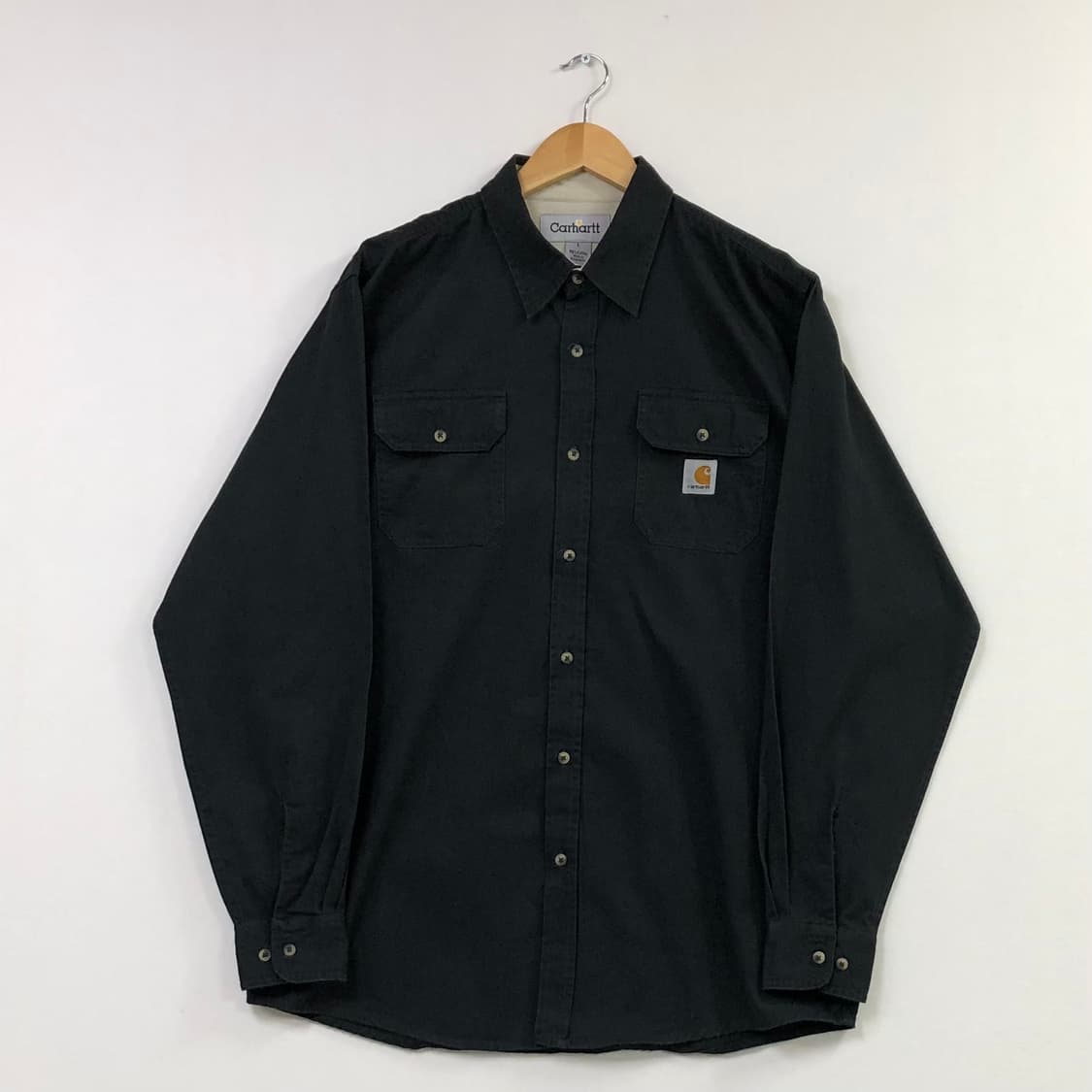 XL 칼하트 블랙 워크 셔츠 상품이미지2