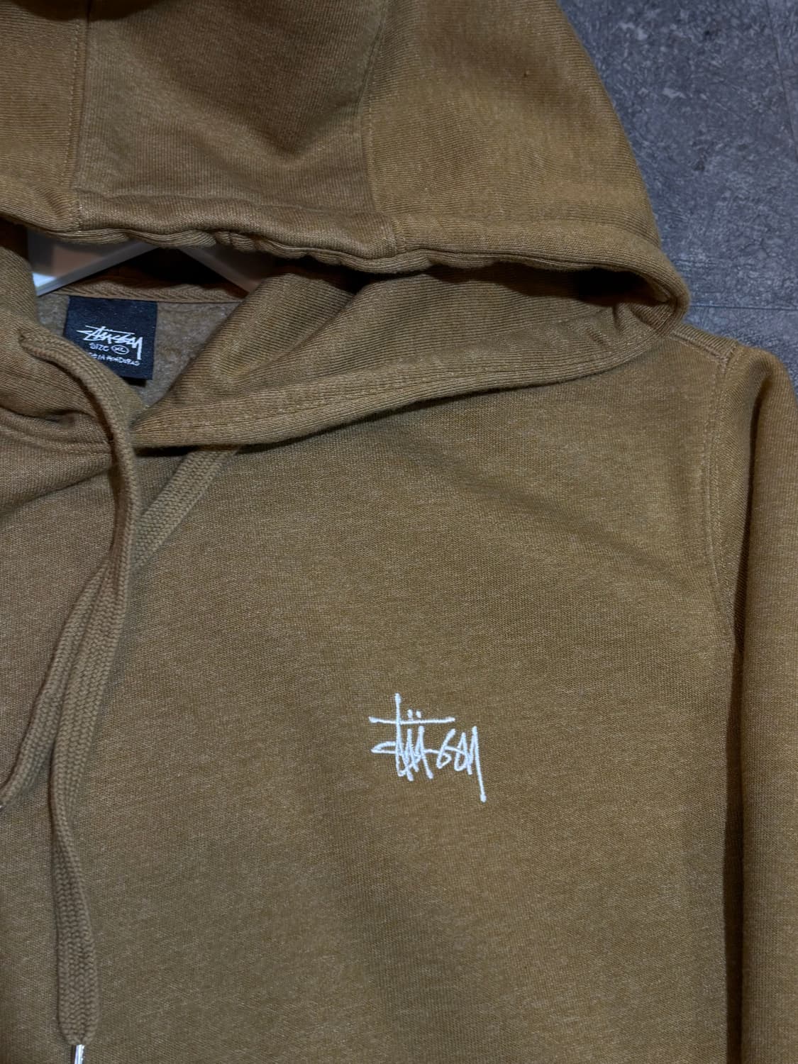 스투시 자수 후드티 티셔츠 XL사이즈 상품이미지4