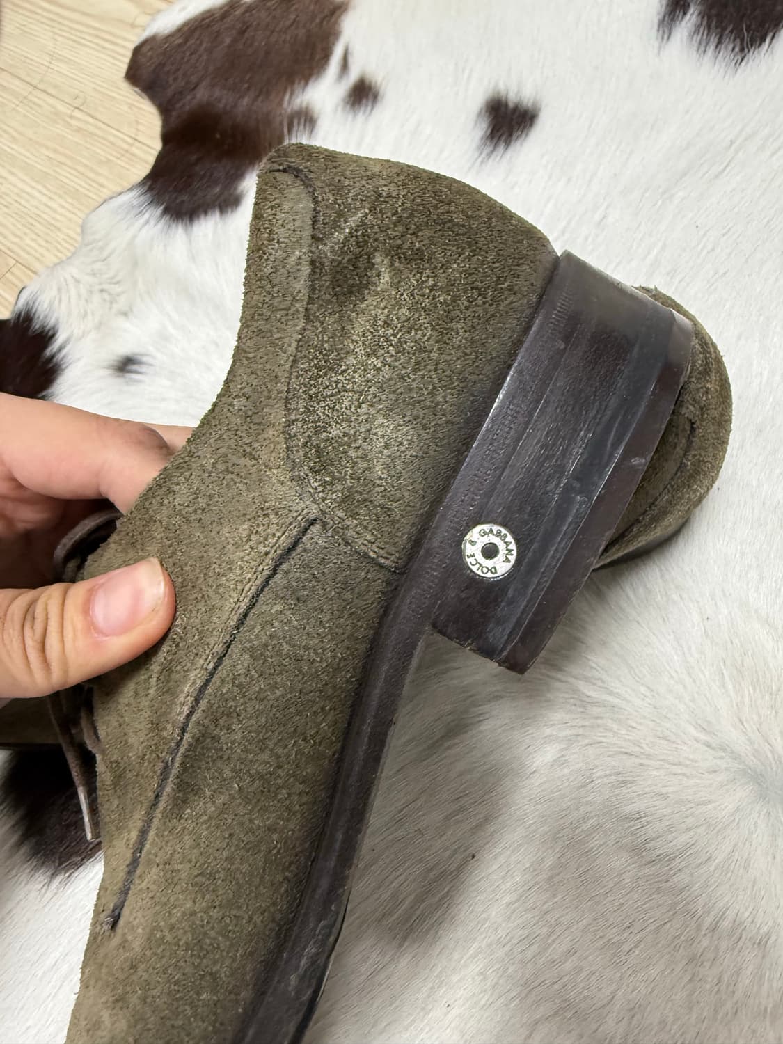 돌체앤가바나 스웨이드 앵글 더비  상품이미지3