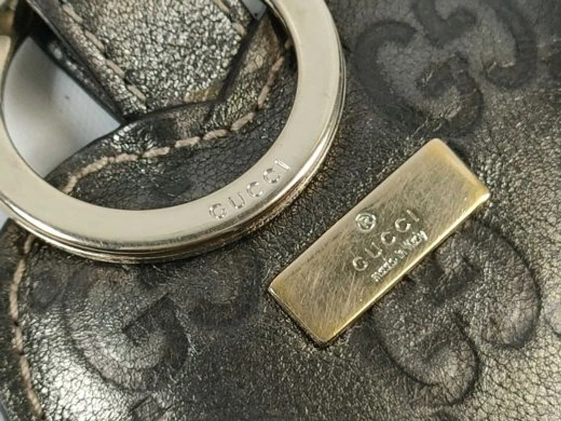 [S급 복원 예정] 구찌(GUCCI) 시마 가죽 하트 참 골드 키링 상품이미지5