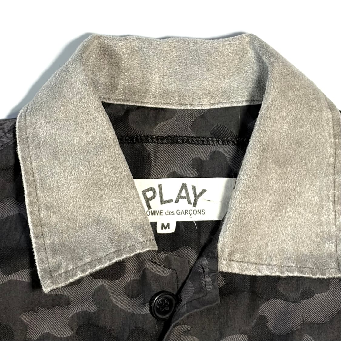 꼼데가르송 블랙 카모 셔츠 M 상품이미지5