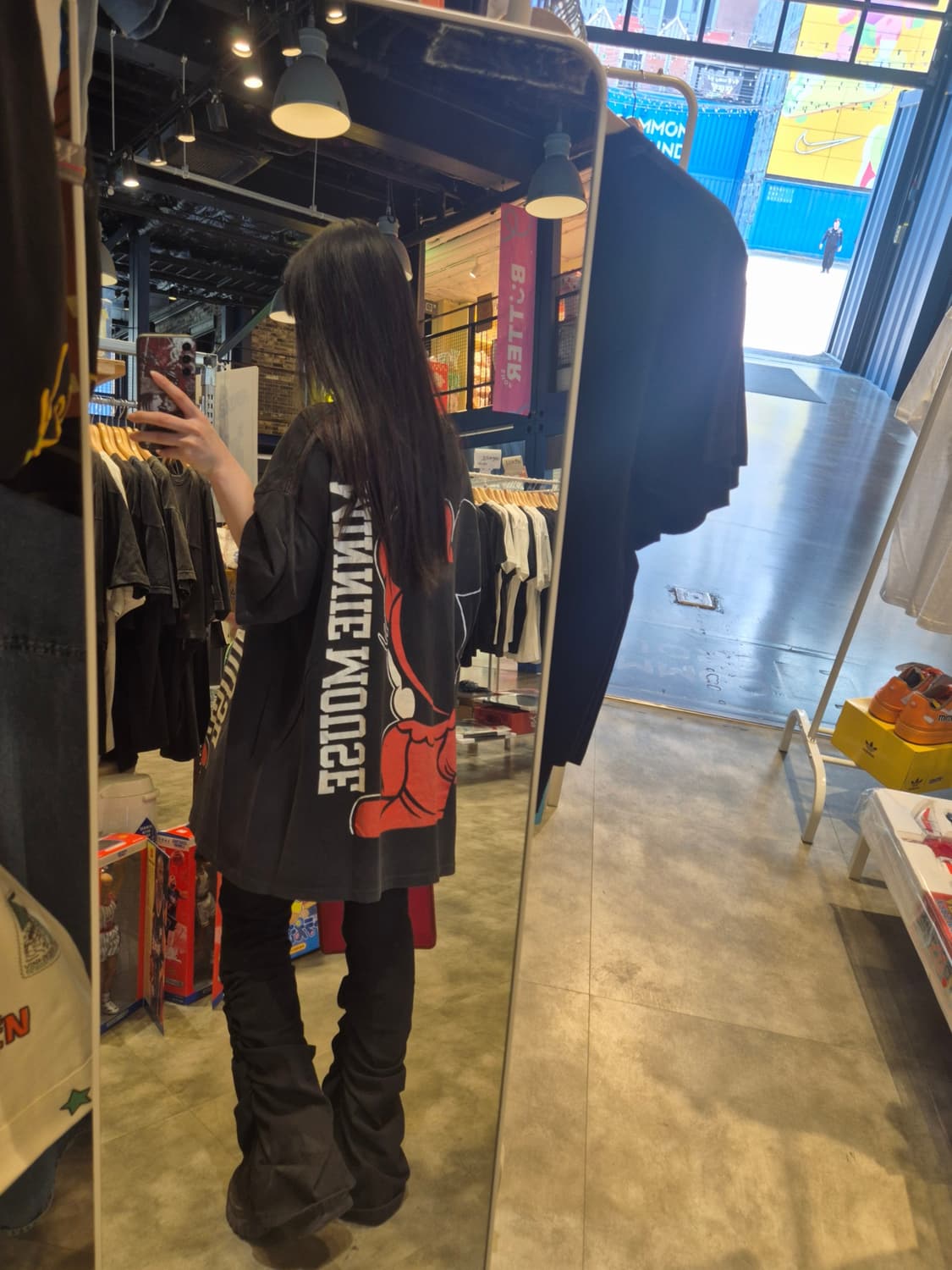[80~90s] 디즈니 미니마우스 양면 프린팅 빈티지 티셔츠 상품이미지6