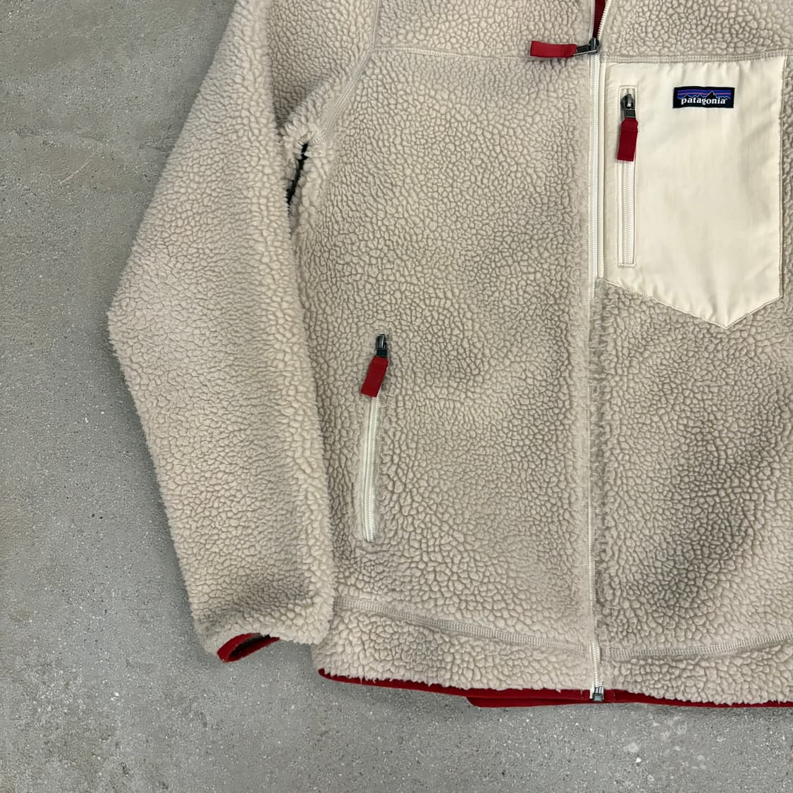 파타고니아 내츄럴 레드 클래식 레트로 X 자켓 상품이미지4