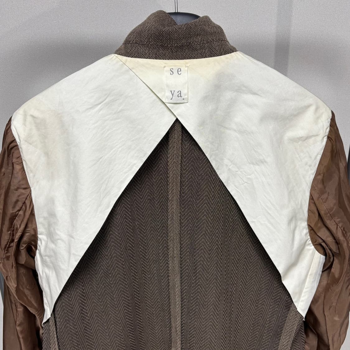 3) SEYA. 세야 24SS SIWA 헤링본 테일러드 울 자켓 상품이미지5