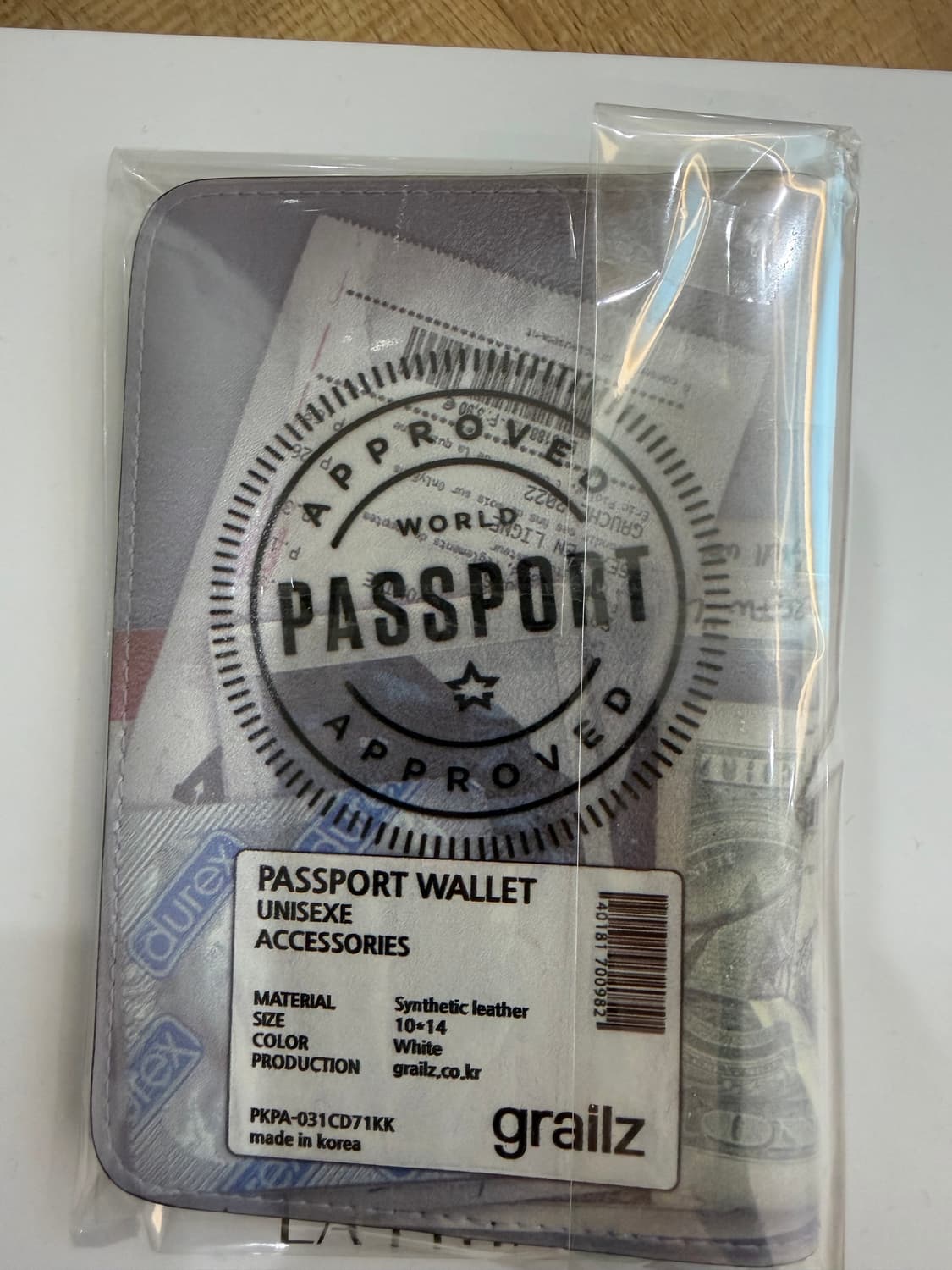 (미사용 새제품)Grailz 여권 지갑 그레일즈 상품이미지4