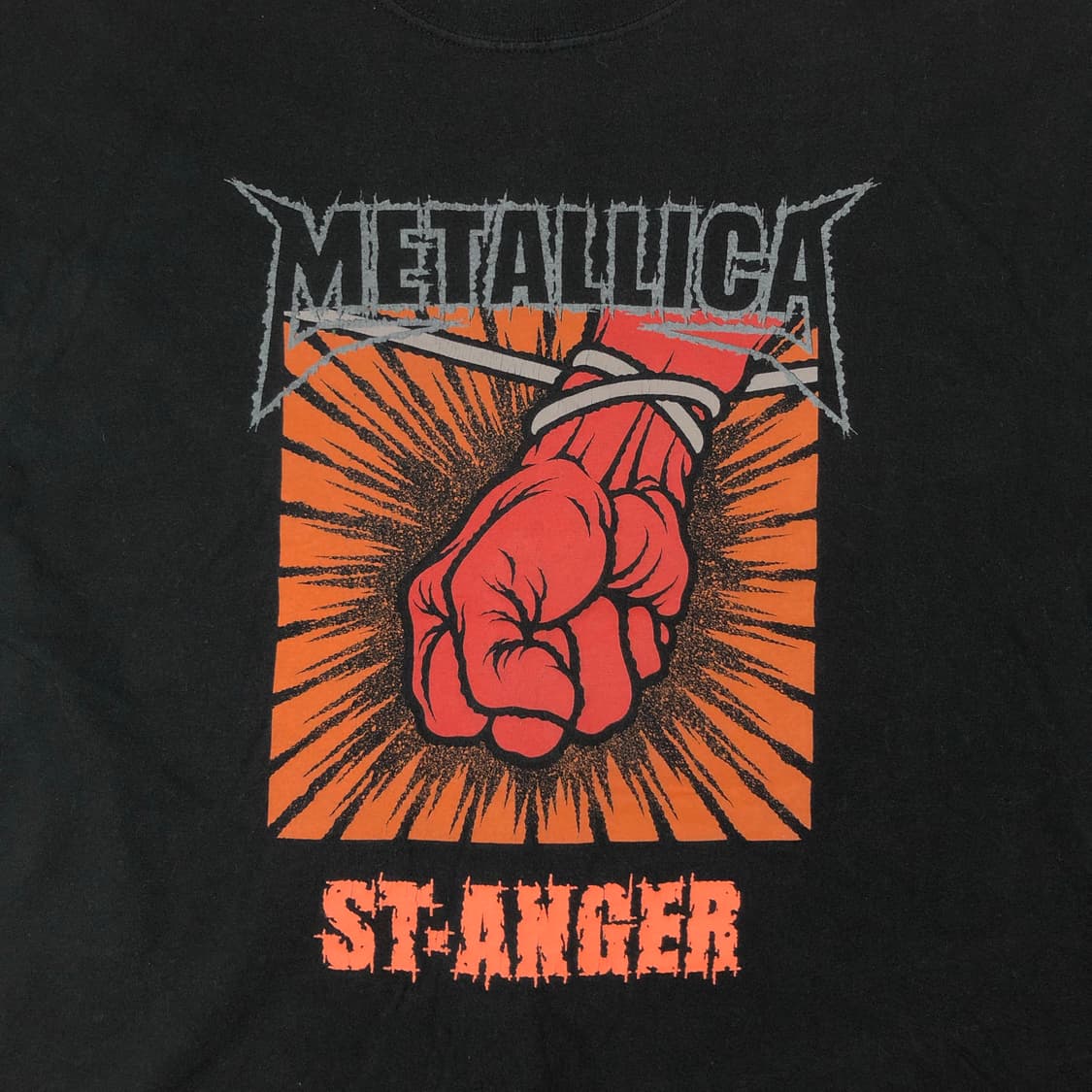 2003년도 메탈리카 st-anger 반팔티셔츠 상품이미지2
