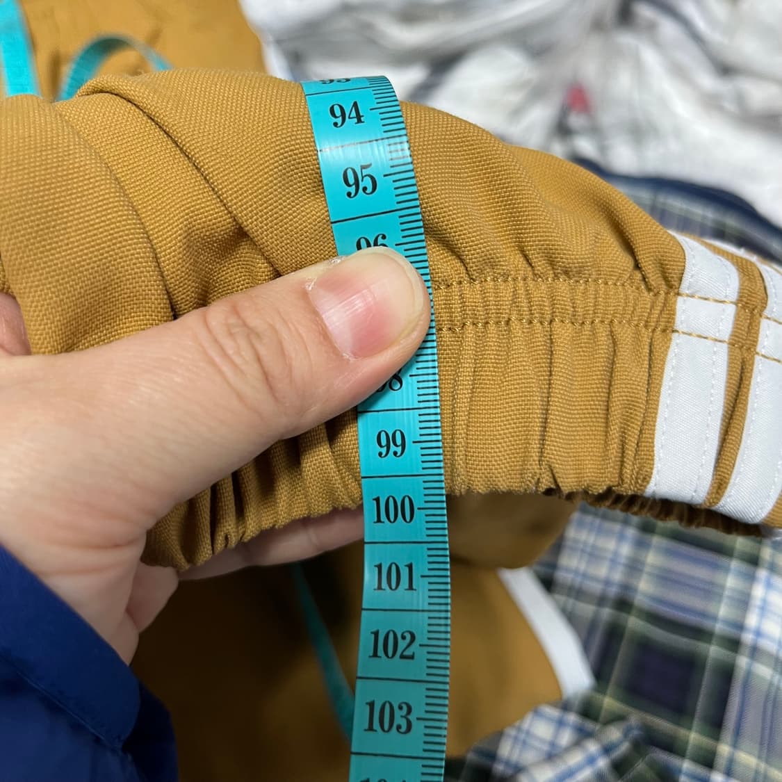 아디다스 삼선 카고 조거 팬츠 브라운 s 상품이미지5