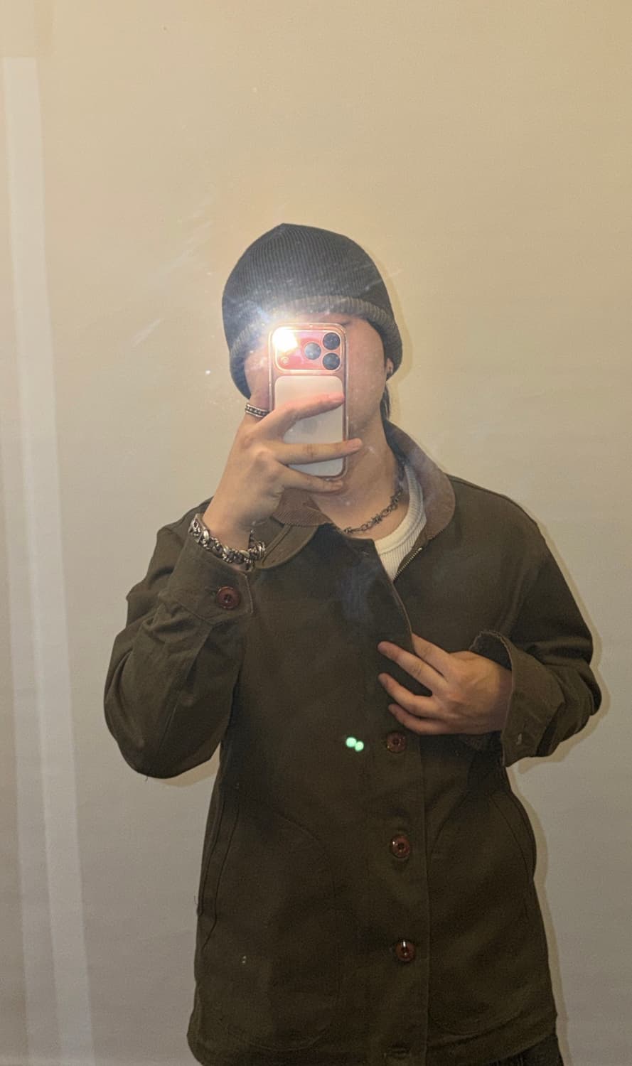 프리즘웍스 코듀로이 카라 워크자켓 상품이미지2