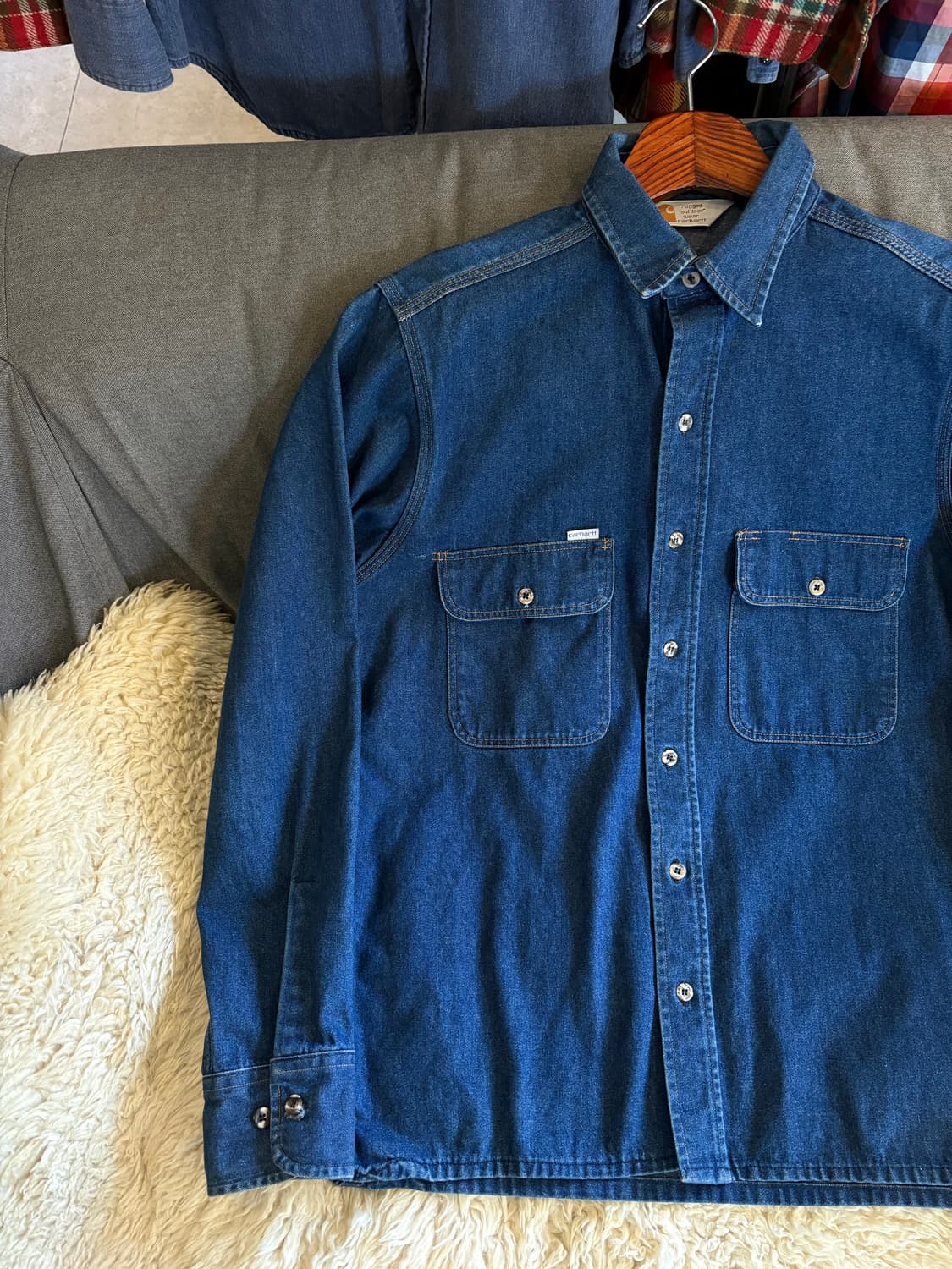 칼하트 데님 셔츠 상품이미지3