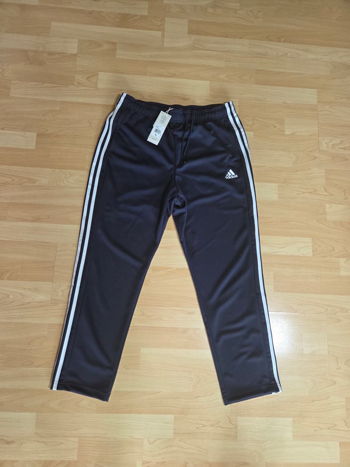 (새상품)아디다스 더블니트 삼선 트레이닝바지 XL 다크네이비 IA9379 상품이미지1
