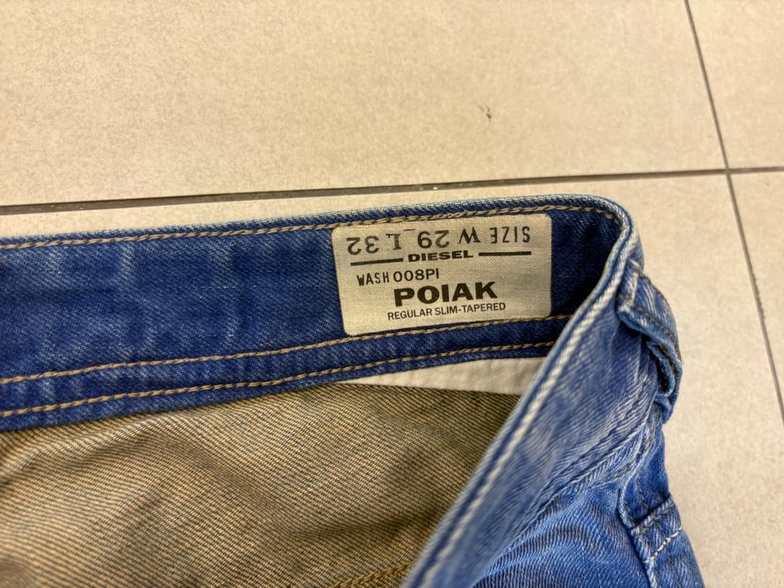 디젤 POIAK 백 지퍼 데님 상품이미지5