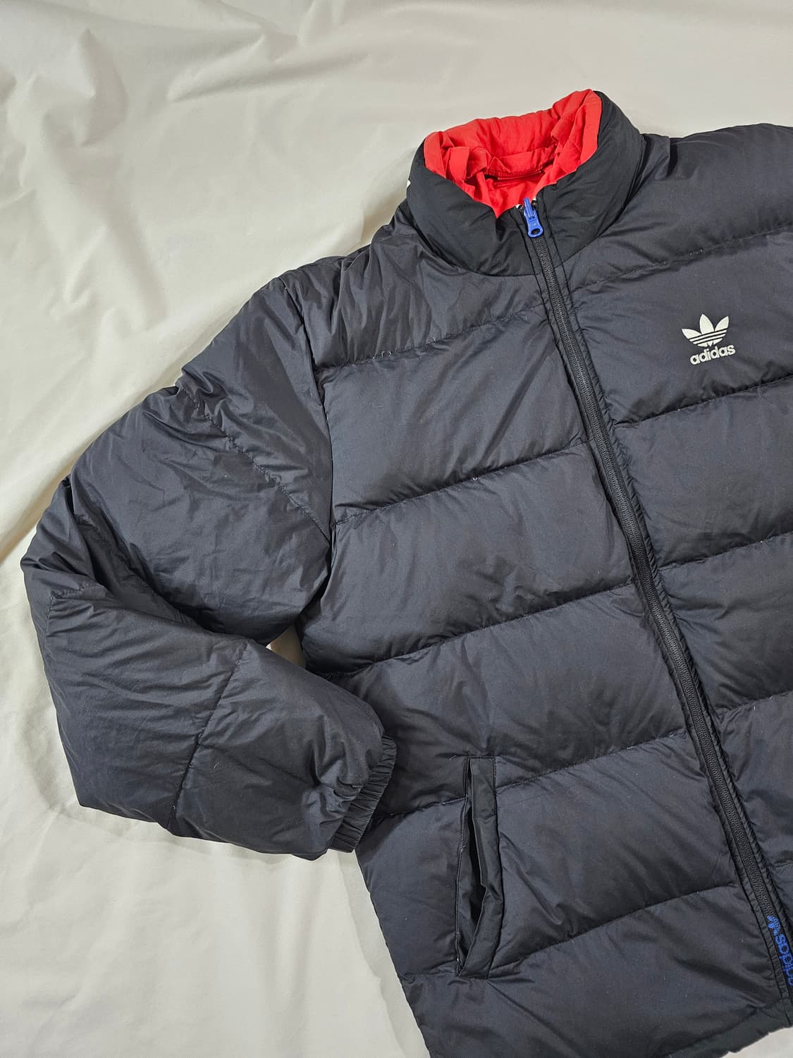 [105, XL] 아디다스 리버시블 양면 덕 다운 패딩 자켓 상품이미지2