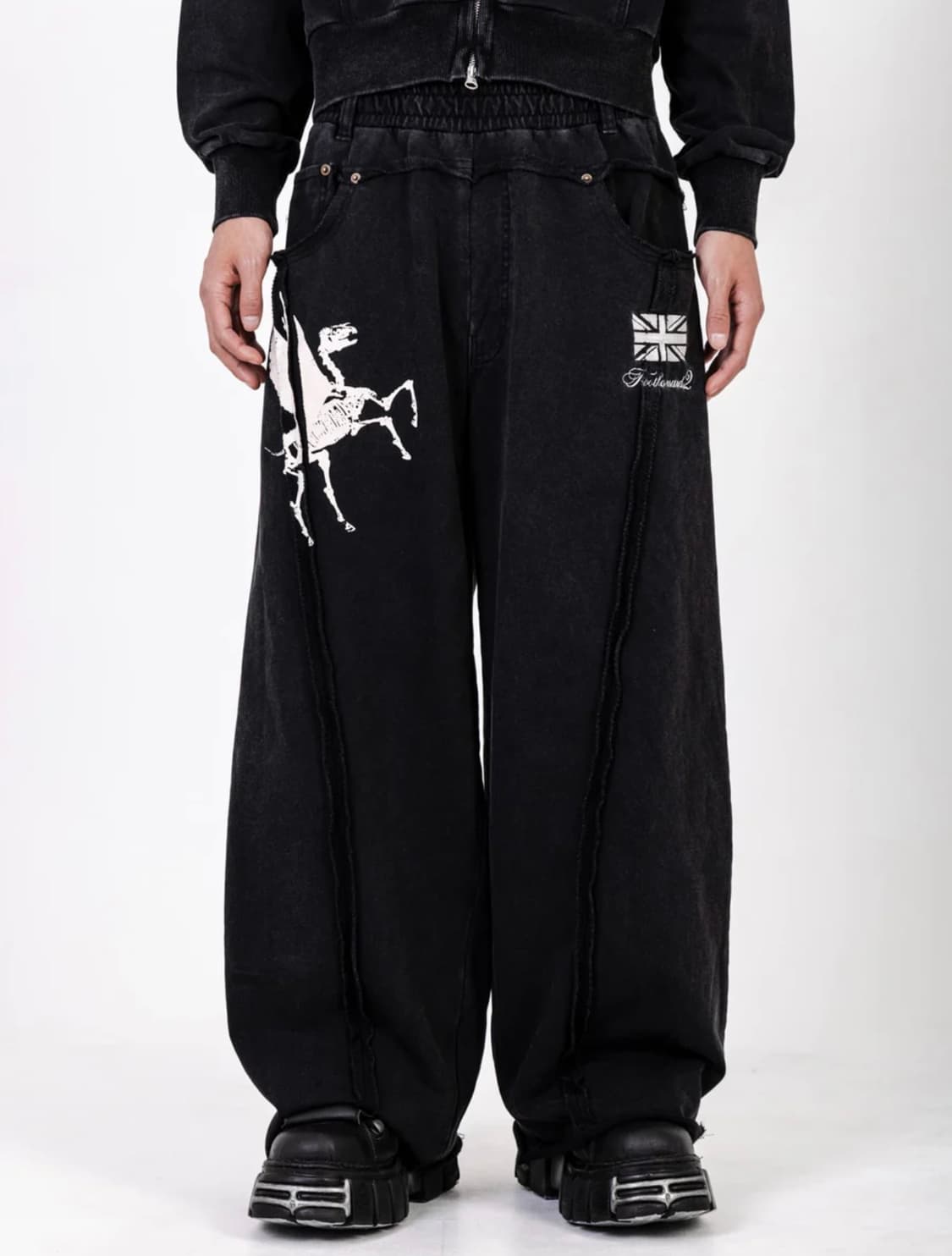 (2002)Skull Pegasus Sweat Pants to 상품이미지1