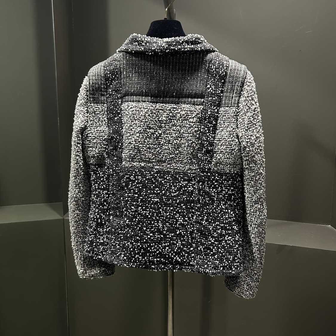 샤넬 펀믹스 집업 트위드 자켓 상품이미지6