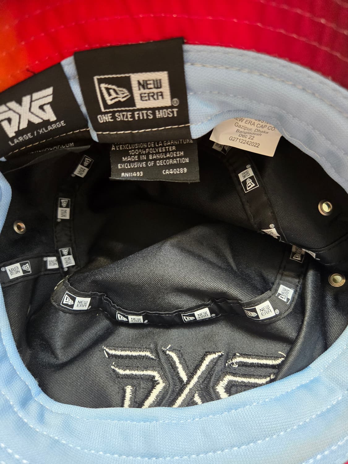 PXG 블랙 버킷햇 모자 남녀공용 상품이미지4