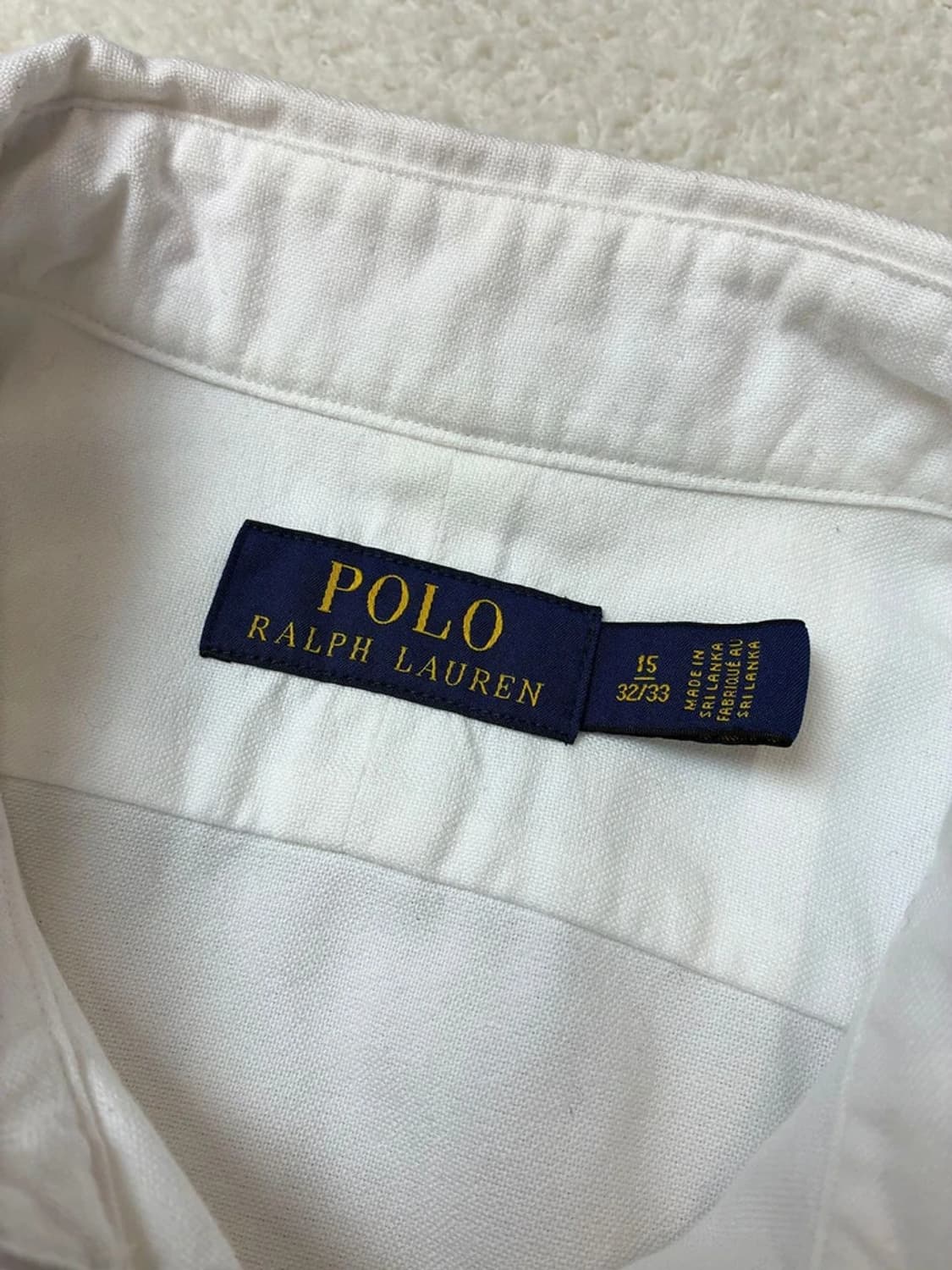 폴로 랄프로렌 옥스포드 자수 로고 화이트 셔츠 PN5815    상품이미지7