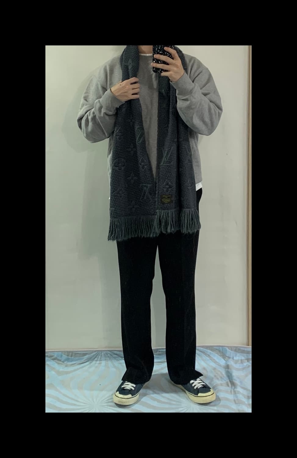 루이비통 모노그램 양면 머플러 상품이미지2