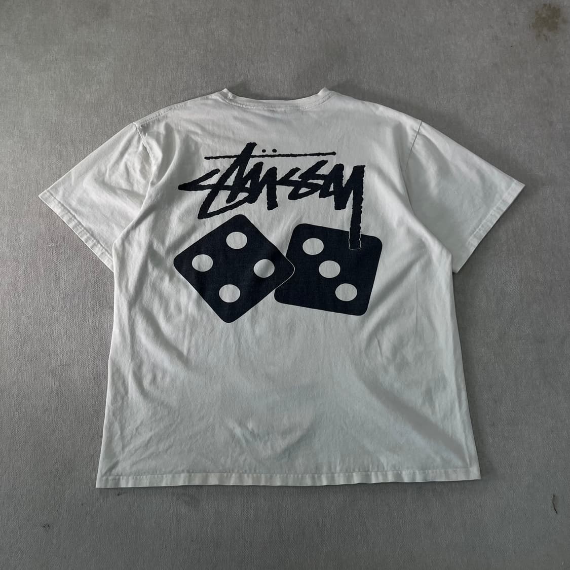 105 스투시 다이스 피그먼트 반팔티 상품이미지1