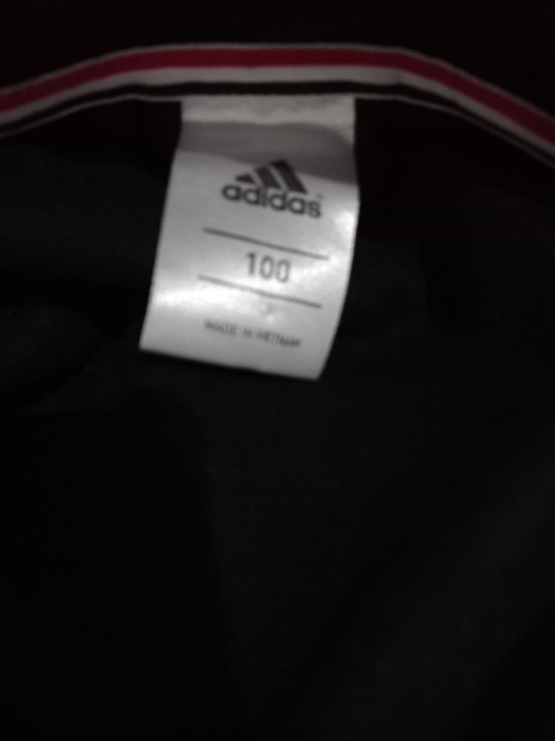 아디다스 맨유 대장급 검빨 블랙 트랙탑 저지 져지집업 95/M 상품이미지4