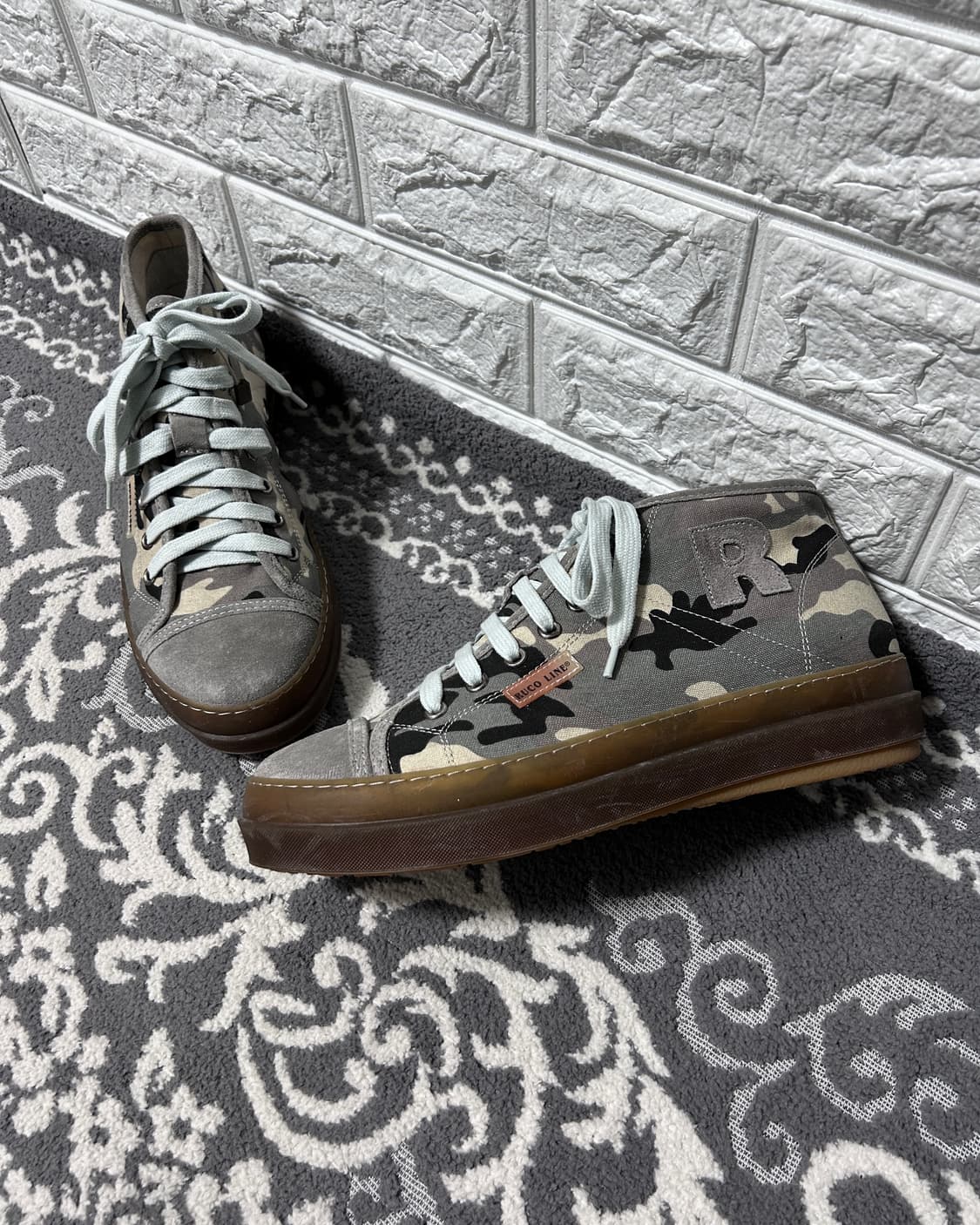 Ruco line 카모 검 솔 스니커즈 상품이미지1