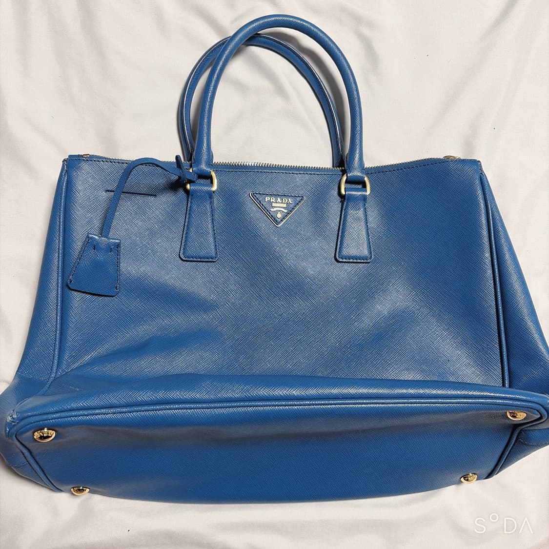 프라다 사피아노 블루 토트백 상품이미지2
